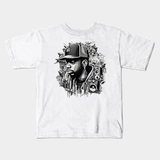 hip hop artwork Kids T-Shirt